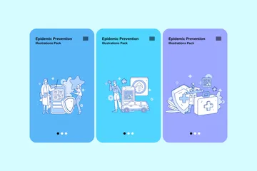 Prévention épidémique Pack d'Illustrations