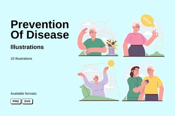 Prevention Of Disease Illustration Pack