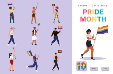 Pride Month Illustration Pack