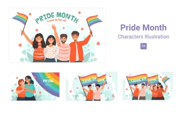 Pride Month Illustration Pack