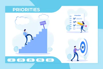 Priorities Illustration Pack