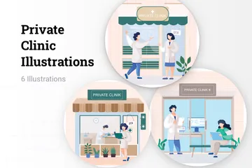 Private Clinic Illustration Pack