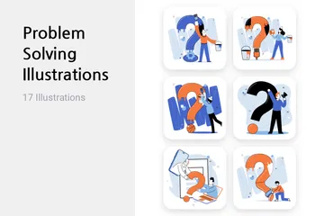 Problem Solving Illustration Pack