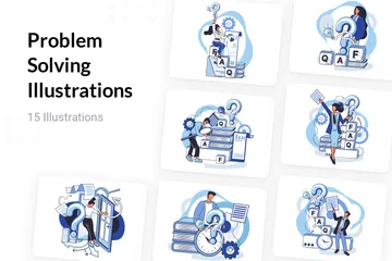 Problem Solving Illustration Pack