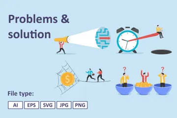 Problems & Solution Illustration Pack