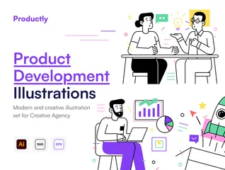 Product Development Illustration Pack