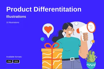 Product Differentitation Illustration Pack
