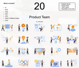 Product Team Illustration Pack
