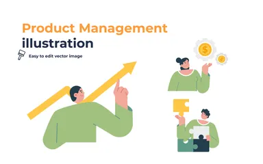 Produkt Management Illustrationspack