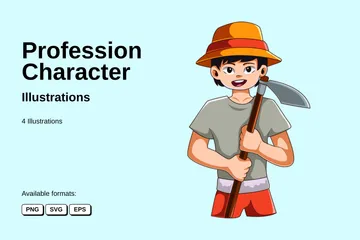 Profession Character Illustration Pack