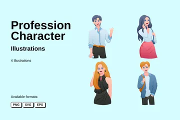 Profession Character Illustration Pack