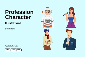 Profession Character Illustration Pack