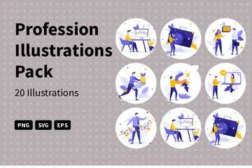 Profession Illustration Pack