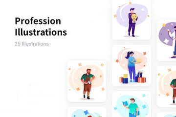 Profession Illustration Pack