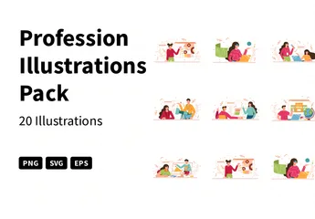 Profession Illustration Pack