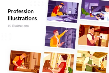 Profession Illustration Pack