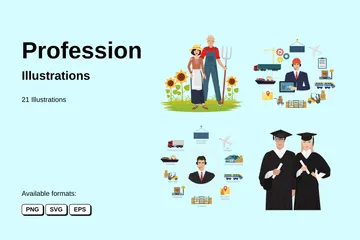 Profession Illustration Pack