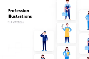 Profession Illustration Pack