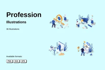 Profession Illustration Pack