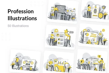 Profession Illustration Pack