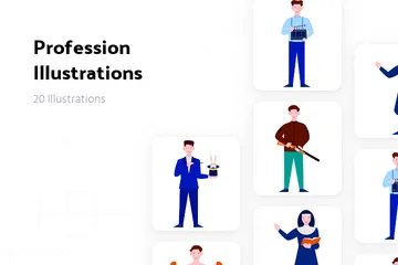 Profession Illustration Pack