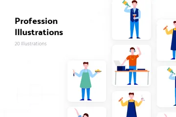 Profession Illustration Pack