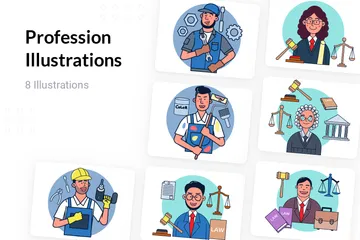 Profession Illustration Pack