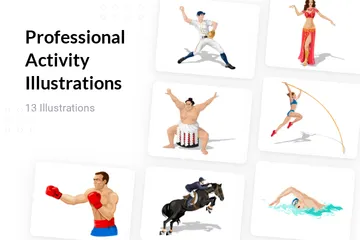 Professional Activity Illustration Pack