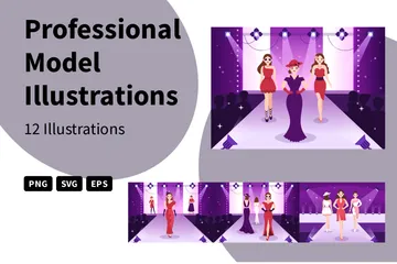 Professional Model Illustration Pack