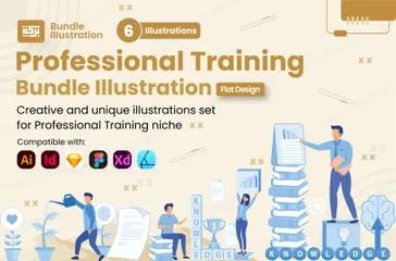 Professional Training Illustration Pack