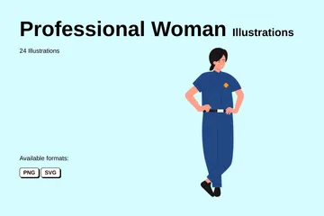 Professional Woman Illustration Pack