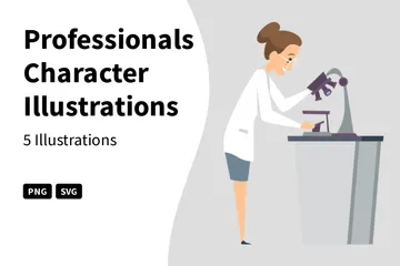 Professionals Character Illustration Pack