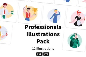 Professionnels Pack d'Illustrations