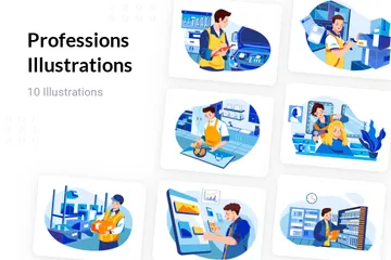 Professions Illustration Pack