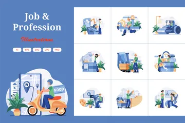 Professions Illustration Pack