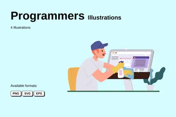 Programadores Paquete de Ilustraciones