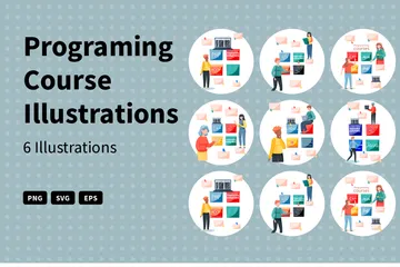 Programing Course Illustration Pack