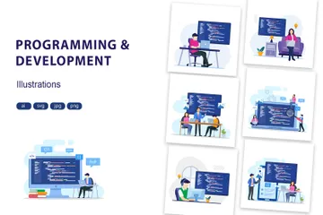 Programmation et développement Pack d'Illustrations