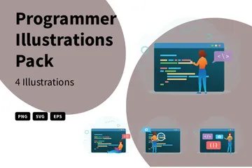 Programmer Illustration Pack