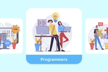 Programmeurs Illustration Pack