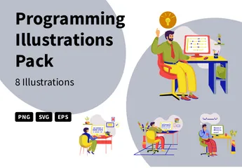 Programmierung Illustrationspack