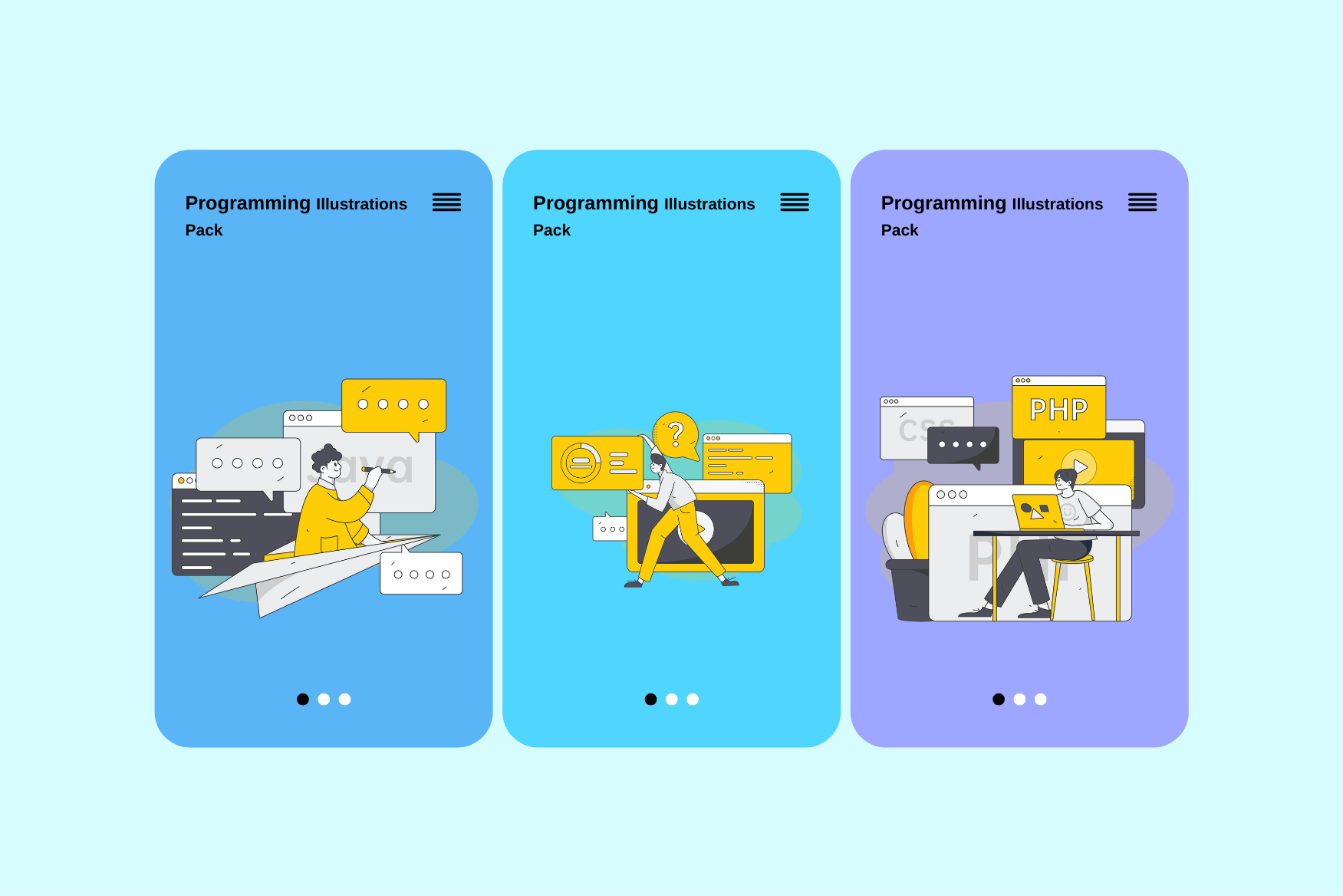 Programming Illustration Pack - 10 Free Download Design & Development ...
