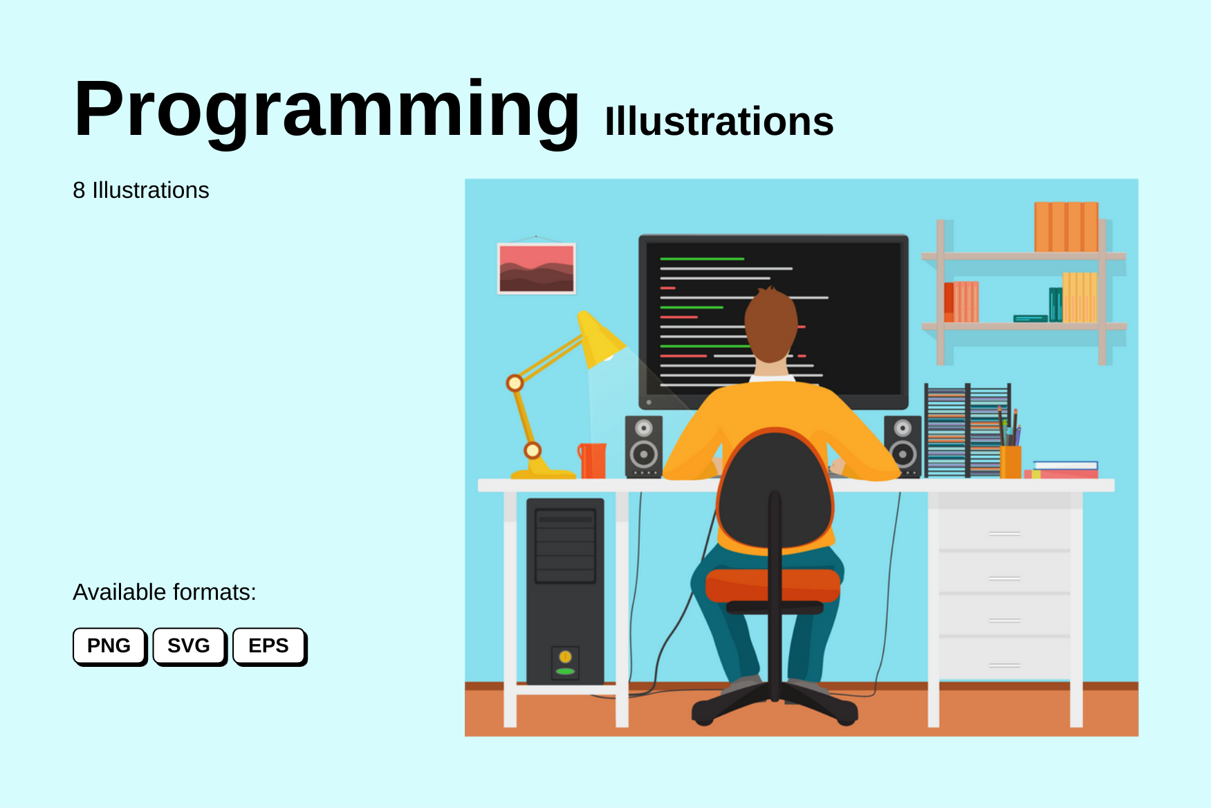 Premium Programming Illustration pack from People Illustrations