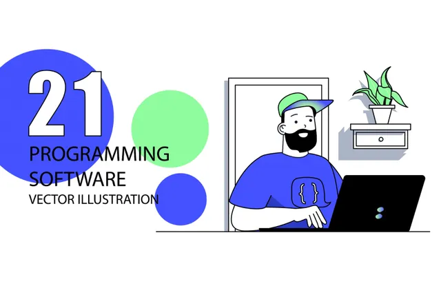 Programming Software Illustration Pack - 22 Design & Development ...