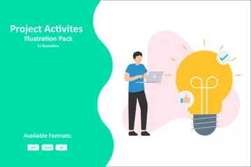 Project Activites Illustration Pack