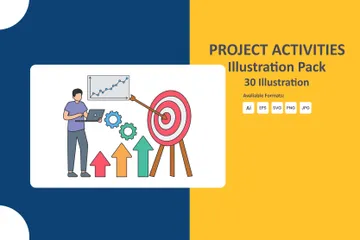 Project Activities Illustration Pack