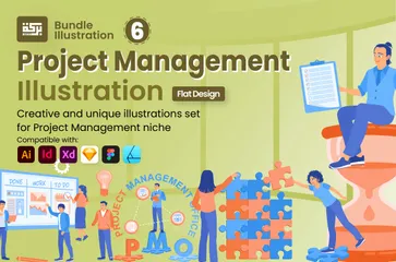 Project Management 1 Illustration Pack