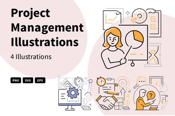 Project Management Illustration Pack