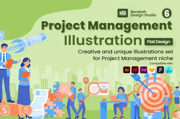 Project Management 2 Illustration Pack