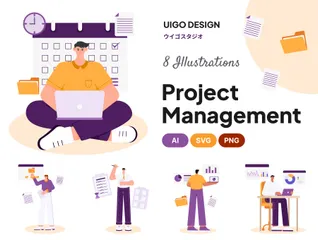 Project Management Illustration Pack